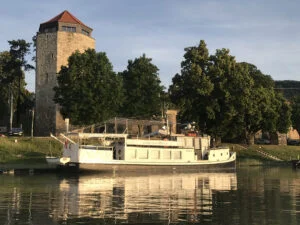 Imbarcazione sul Danubio